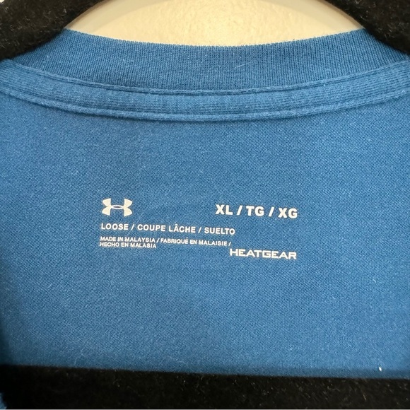 Under Armour Phase Logo Shirt Blue - Picture 3 of 3